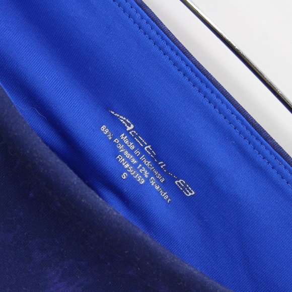 Activ 8 Workout Women's Activewear Sports Yoga Leggings Size Small Blue - Picture 7 of 10